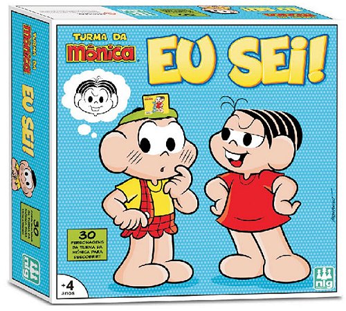 Jogo Eu Sei (+4 anos) - Turma Da Mônica - NIG Brinquedos