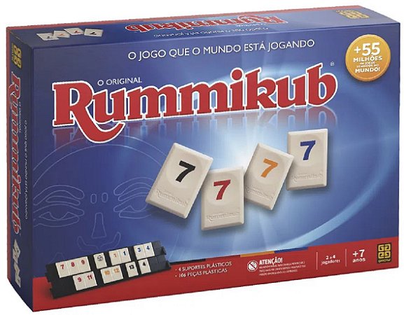 Jogo Rummikub (+7 anos) - Grow