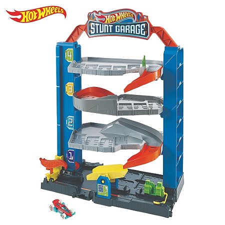 Pista Garagem de Manobras (+4 anos) - Hot Wheels - Mattel