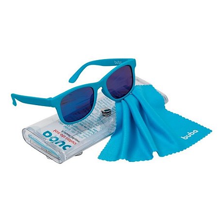 Óculos de Sol Baby com Armação Flexível (+3M) - Azul - Buba