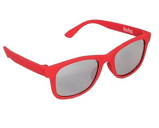 Óculos de Sol Baby com Armação Flexível (+3M) - Vermelho - Buba