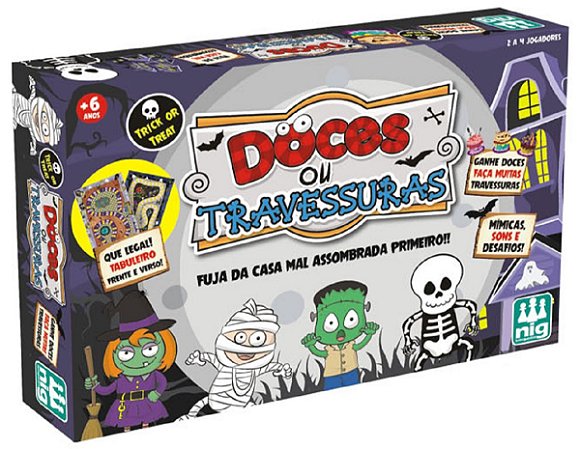 Jogo Doces ou Travessuras (+6 anos) - NIG Brinquedos