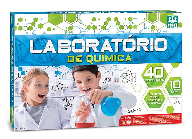 Jogo Laboratório de Química (+10 anos) - NIG Brinquedos