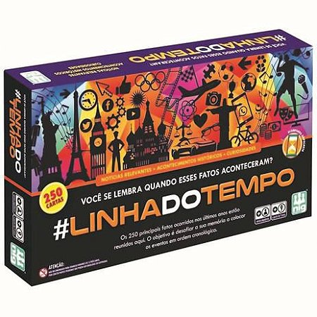 Jogo Linha do Tempo (+9 anos) - NIG Brinquedos
