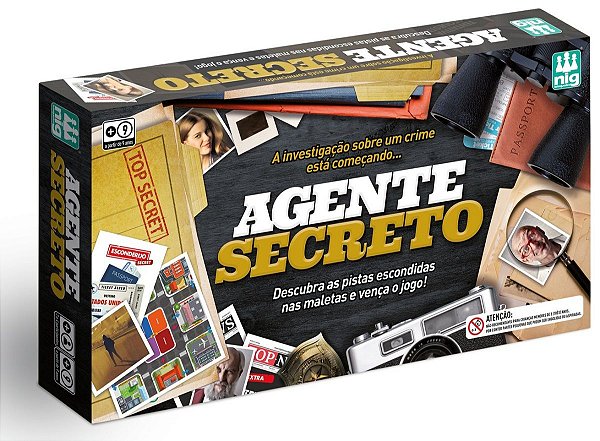 Jogo Agente Secreto - NIG Brinquedos - Alves Baby