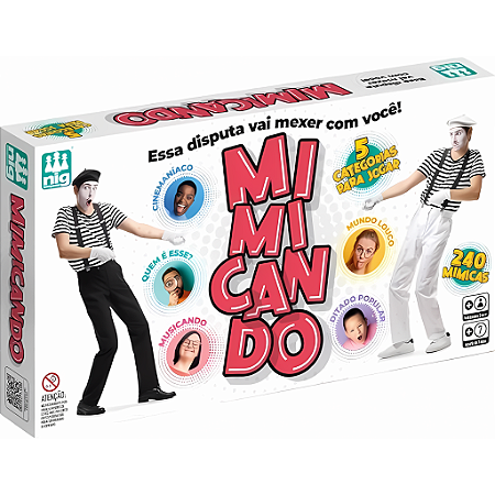 Jogo Mimicando (+7 anos) - NIG Brinquedos