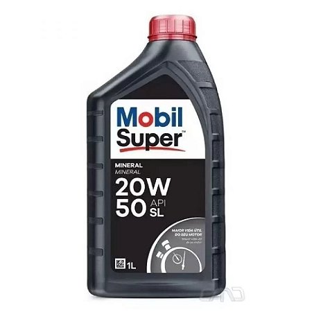 ÓLEO DO MOTOR - MOBIL - MINERAL - SUPER ORIGINAL 20W-50 - API SL - CADA (UNIDADE)