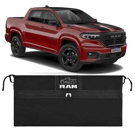 Bolsa Caçamba Ram Rampage 450 Lts Premium Instala Sem Furar A Caçamba Maleiro Pickup Caminhonete Ram Rampage