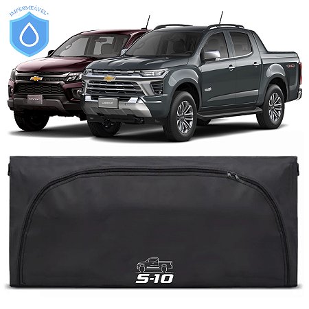 Bolsa Caçamba Chevrolet S10 Impermeável 420 Lts Premium Maleiro Pickup Caminhonete Instala Fácil Sem Furar A Caçamba