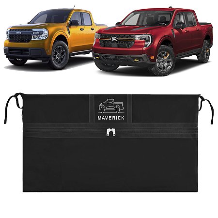 Bolsa Caçamba Ford Maverick 335 Lts Impermeável Maleiro Pickup Caminhonete Instala Sem Furar A Caçamba