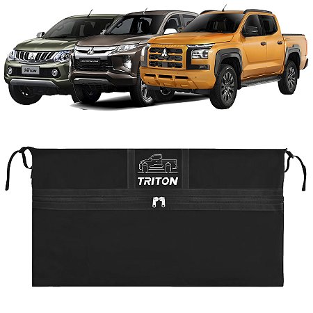 Bolsa Caçamba Mitsubishi L200 Triton 420 Lts Premium Instala Sem Furar A Caçamba Maleiro Pickup Caminhonete Triton L200