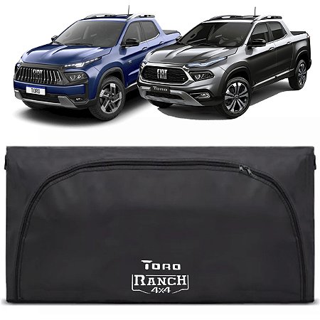 Bolsa Caçamba Fiat Toro Ranch Impermeável 450 Lts Abertura Em Arco Maleiro Pickup Caminhonete Instala Fácil Sem Furar A Caçamba Toro Ranch