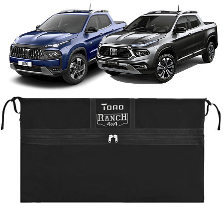 Bolsa Caçamba Fiat Toro Ranch Impermeável 450 Lts Maleiro Pickup Caminhonete Instala Fácil Sem Furar A Caçamba Toro Ranch