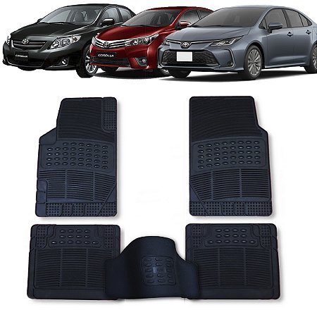 Tapete Automotivo Toyota Corolla Universal (compatível) em Pvc Ecológico e Tapete do Túnel Traseiro de Brinde - Serve em Todos os Corollas