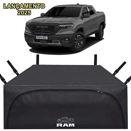 Bolsa Rampage RT Rebel Laramie Big Horn Impermeável Caçamba Inteira 800 Lts Abertura Frontal Reforçada  Instala Fácil Sem Furar A Caçamba