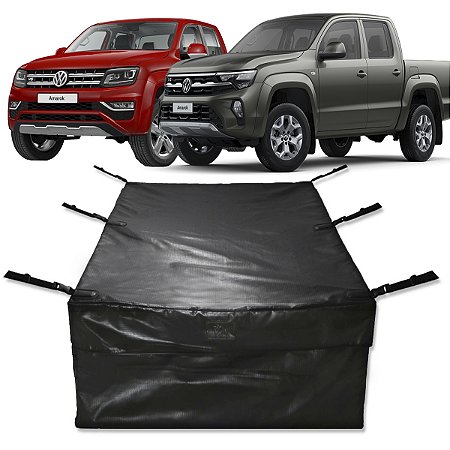Bolsa Caçamba Volkswagen Amarok 100% Impermeável 640 Lts Premium Instala Fácil Sem Furar A Caçamba