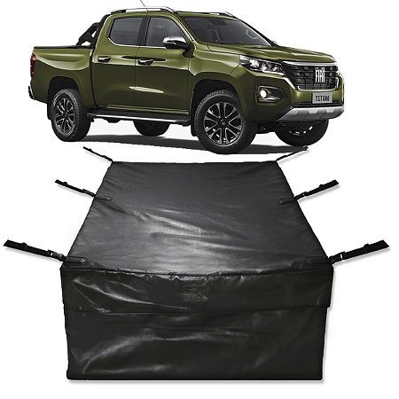 Bolsa Caçamba Fiat Titano 100% Impermeável 640 Lts Premium Instala Fácil Sem Furar A Caçamba