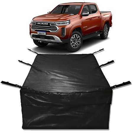 Bolsa Caçamba Ram Dakota 100% Impermeável 640 Lts Premium Instala Fácil Sem Furar A Caçamba