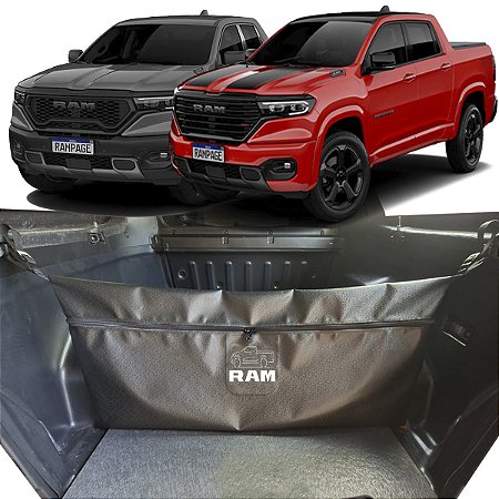 Bolsa Slim Caçamba Ram Rampage Instala Fácil Sem Furar a Caçamba