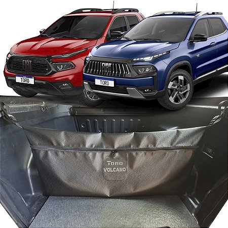 Bolsa Slim Caçamba Fiat Toro Volcano Instala Fácil sem Furar a Caçamba