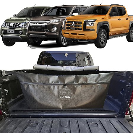 Bolsa Slim Caçamba Mitsubishi L200 Triton Instala Fácil Sem Furar