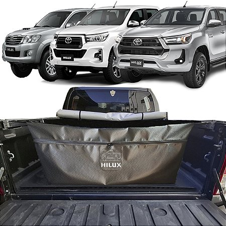 Bolsa Slim Caçamba Toyota Hilux Instala Fácil sem Furar