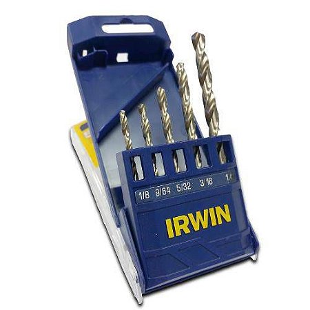 BROCA AR  JOGO C/ 5 Pçs -  1/8 - 1/4 - IRWIN