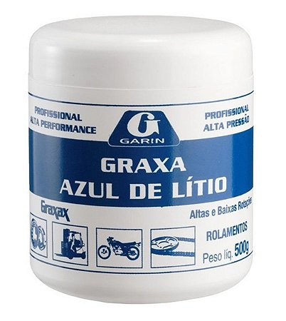 GRAXA AZUL DE LÍTIO 500gr - GARIN