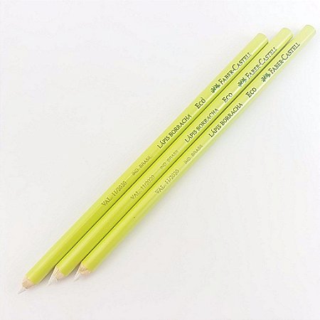 Lápis Borracha com 2 unidades Ecolápis Faber-Castell - THP Papelaria