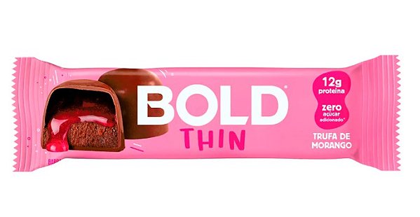 Barra de Proteína Bold Thin - Trufa de Chocolate 40g