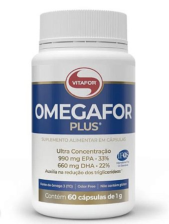 Ômegafor Plus - 60 Caps Vitafor