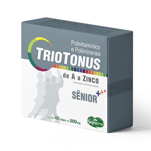 TrioTonus SÊNIOR - POLIVITAMINICO - 60 CÁPSULAS - Blister