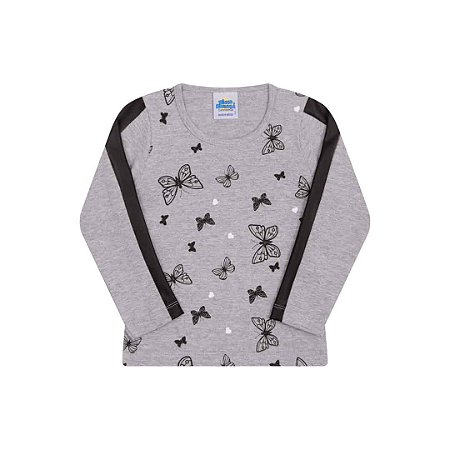 camiseta manga longa juvenil feminina