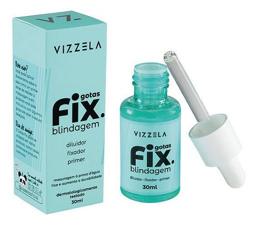 FIXADOR DE MAQUIAGEM VIZZELA - BLINDAGEM GOTAS FIX