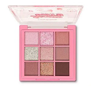 PALETA DE SOMBRAS 9 CORES CITY GIRLS CG302 - STRAWBERRY PARTY COR B