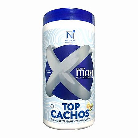 PROMOÇÃO SEXTA E SÁBADO - CREME DE TRATAMENTO PROFUNDO NUTRY CAP - TOP CACHOS 1KG - 814