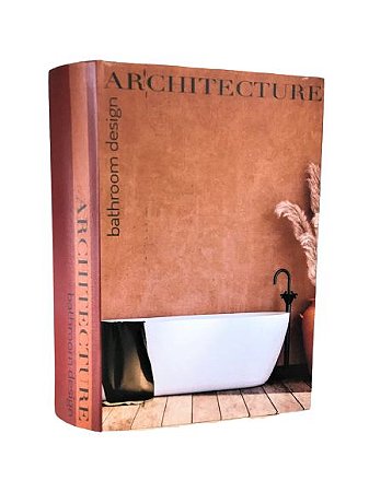 CAIXA LIVRO EM MADEIRA ARCHITECTURE G