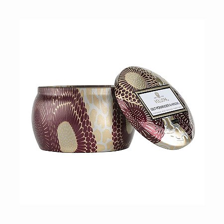 MINI VELA LATA 25H GILT POMANDER E HINOKI VOLUSPA PRÓXIMO AO VENCIMENTO