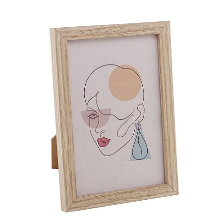PORTA RETRATO DE MDF AREIA 15x20cm