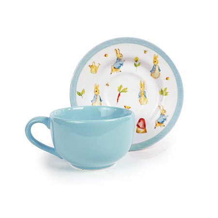 XICARA DE CHA C/PIRES PASCOA INFANTIL COLLEC PETER RABBIT