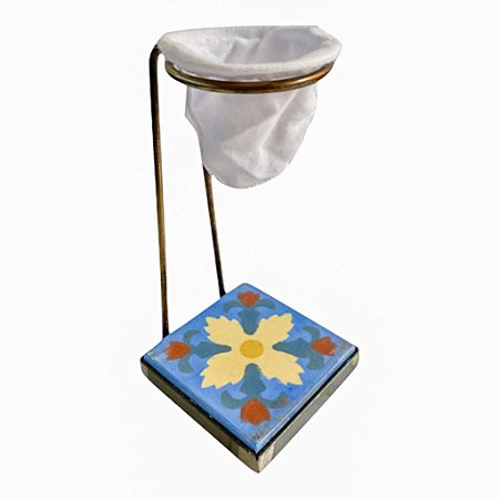 Coador Cafe de Pano Individual Ferro com Ladrilho Hid Mod3