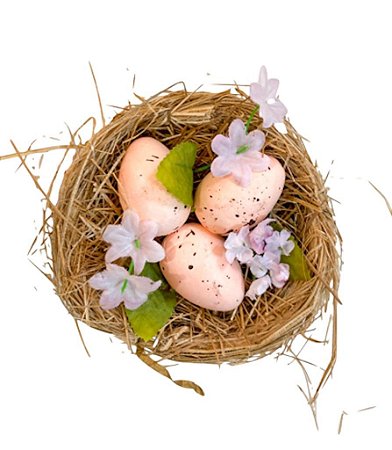 Ninho Decorativo com Ovos