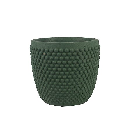 VASO DE CIMENTO GREEN PEARL VERDE M