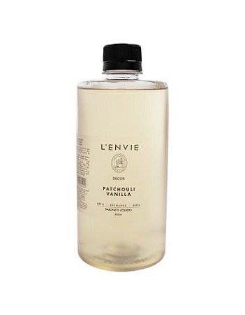 REFIL SABONETE LIQUIDO PATCHOULI VANILLA - 500ML LENVIE