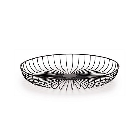 CENTRO DE MESA FRUTEIRA PRETO EM METAL DECOR