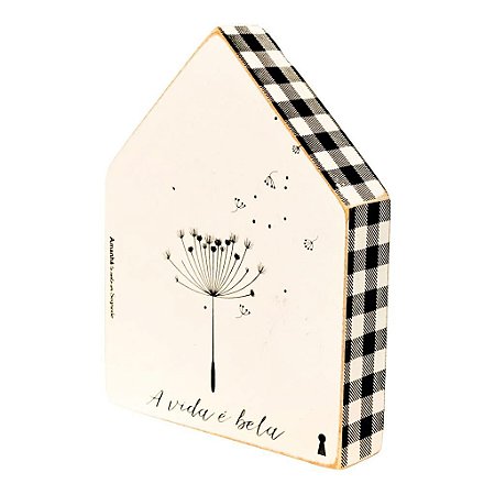 Box Quadro Casinha P A vida e bela