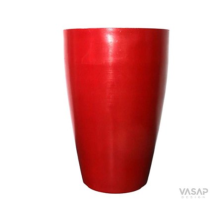 VASO CONE LISO 55 VERMELHO VASAP