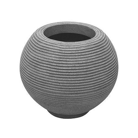 VASO BOLA RISCATO 36 CINZA CLARO VASAP