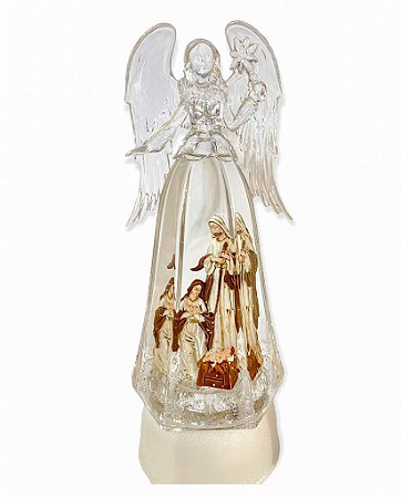 Cupula Anjo com Sagrada Familia em seu interior c/luz de led