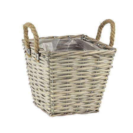 CACHEPOT QUADRADO COM ALCA SALGUEIRO M